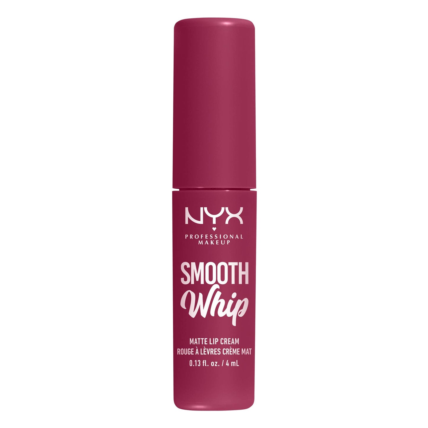 NYX PROFESSIONAL MAKEUP Smooth Whip Matte Lip Cream, Long Lasting, Moisturizing, Vegan Liquid Lipstick - Chocolate Mousse (Deep Red Brown)
