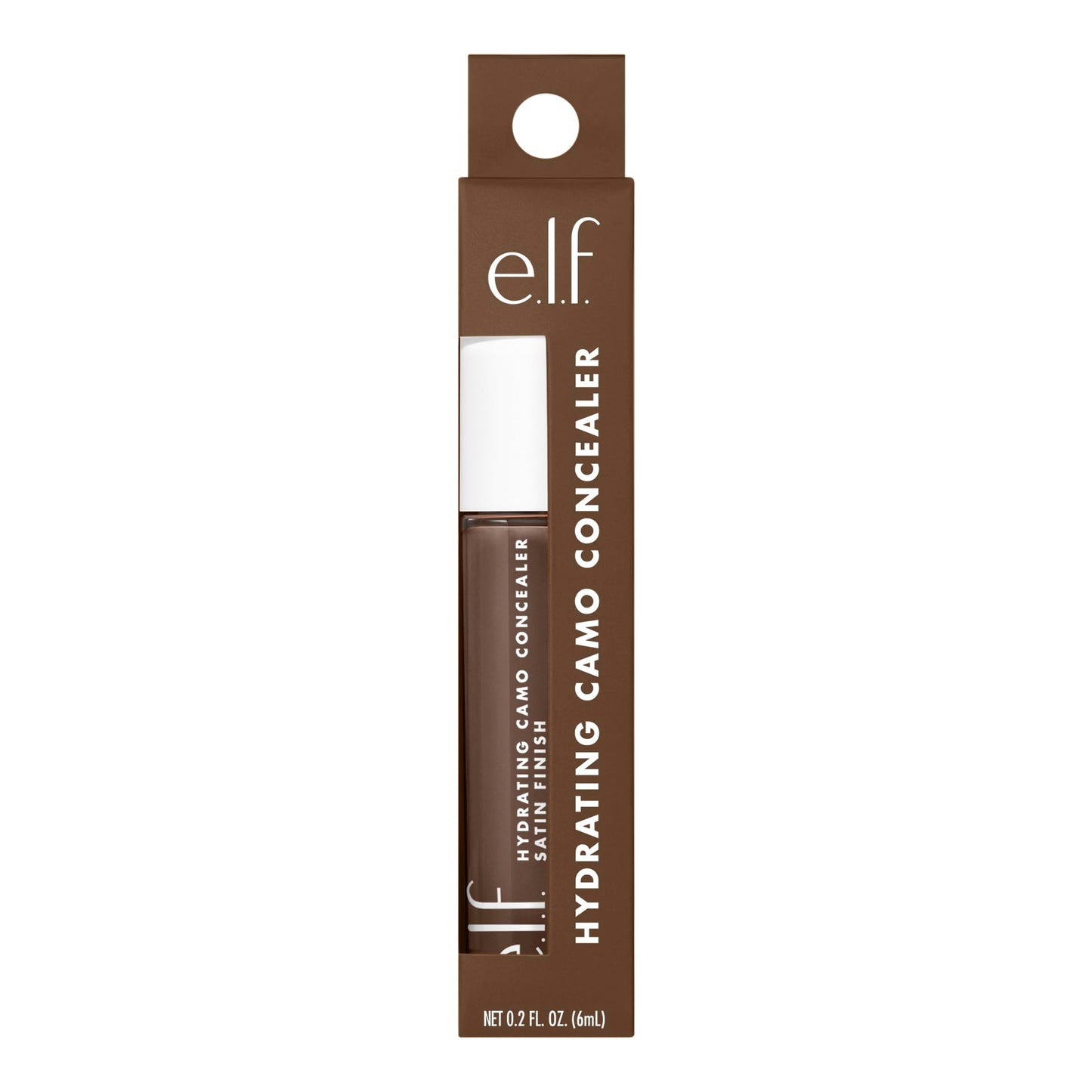 e.l.f. Hydrating Camo Concealer, Covers Blemishes & Under-Eye Circles, Full-Coverage & Delivers A Satin Finish, Vegan & Cruelty-Free, Fair Warm