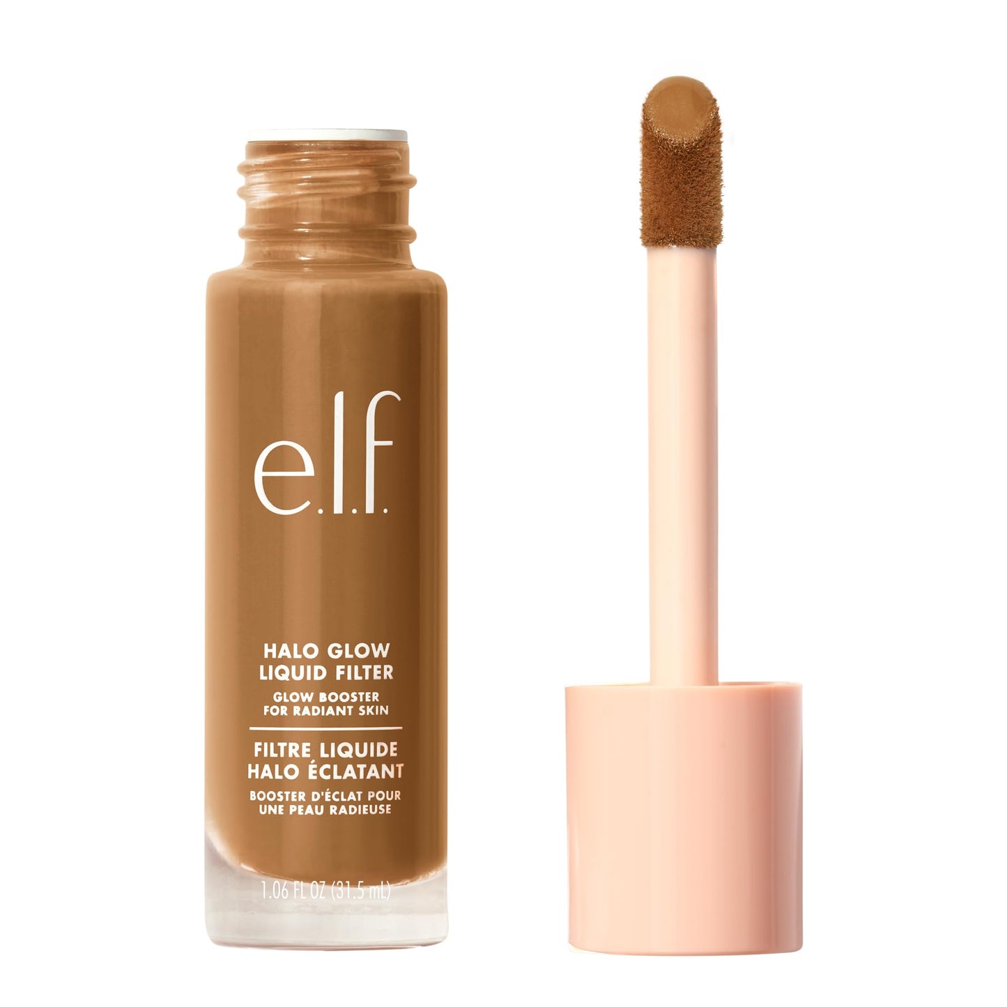 e.l.f. Halo Glow Liquid Filter, Complexion Booster For A Glowing, Soft-Focus Look, Infused With Hyaluronic Acid, Vegan & Cruelty-Free, 2 Fair/Light