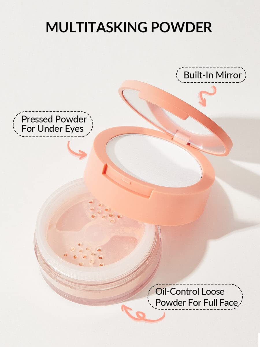 SHEGLAM Insta-Ready Face Powder Loose Under Eye Setting Powder-Bubblegum