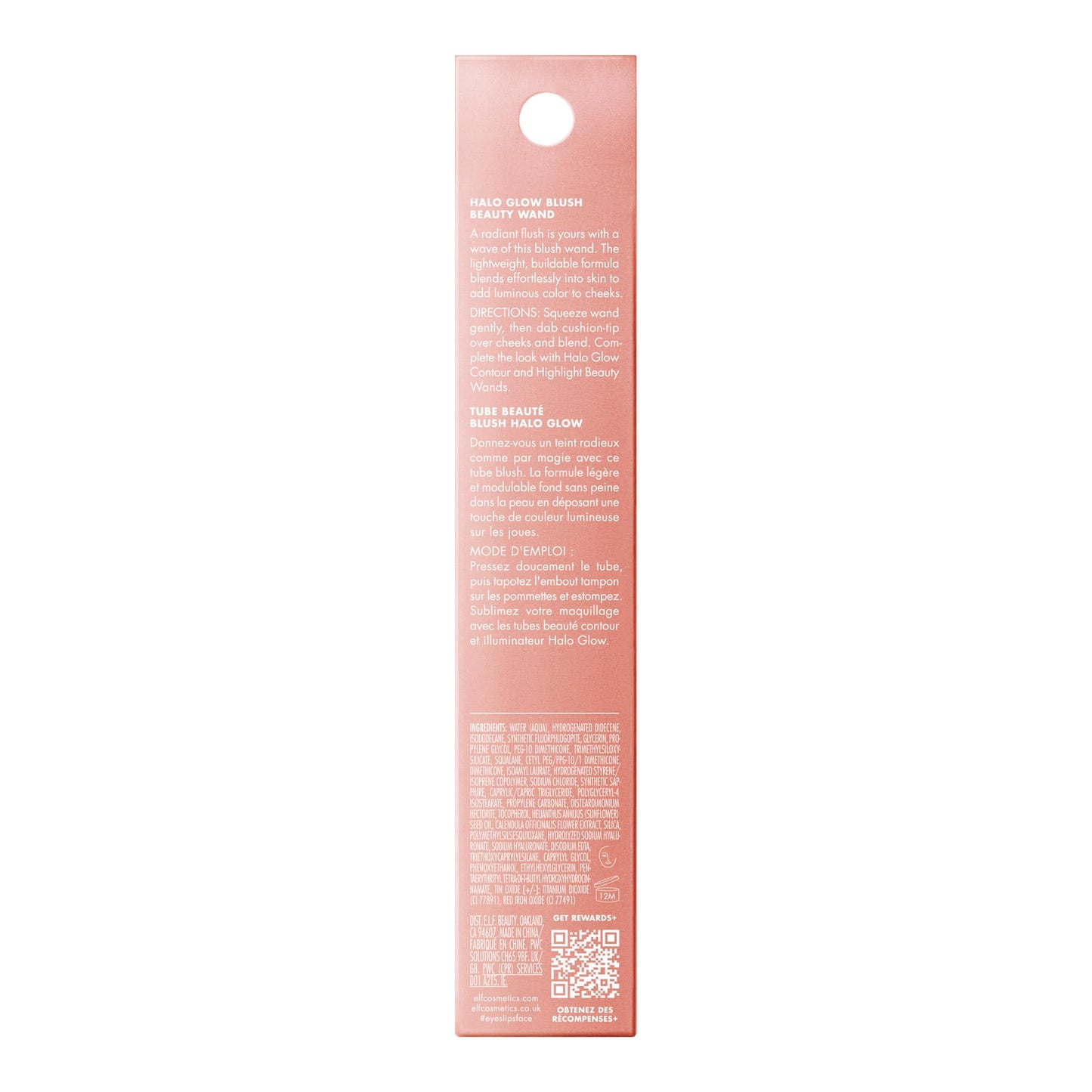 e.l.f. Halo Glow Blush Beauty Wand, Liquid Blush Wand For Radiant, Flushed Cheeks, Infused With Squalane, Vegan & Cruelty-free, Berry Radiant
