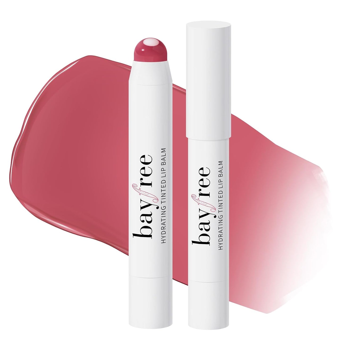 Lip Tint Stain Set Long Lasting Waterproof, Lightweight, Non-sticky, Transfer-Proof & Hydrating Tinted Lip Balm, Natural Gloss Finish, Lightweight