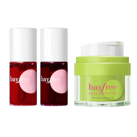 Lip Stain Long Lasting Waterproof, Lightweight, Non-sticky, Transfer-Proof, Matte Finish & Cica Tiger Grass Color Correcting Treatment Reduces Redness, Long-Wearing Coverage, SPF 22