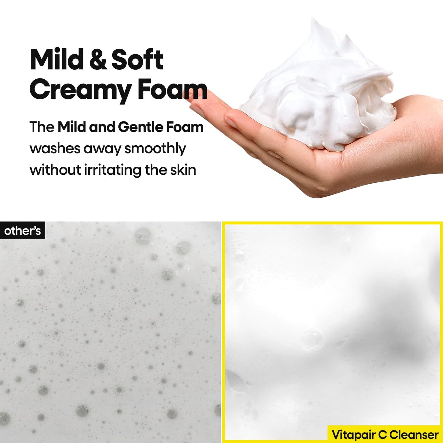 Nature Republic Vitapair C Glow Facial Cleanser - Vitamin Face Wash for Cleaner Skin, Hydrating Facewash for Women, Gentle Natural Cleanser, Daily Makeup Remover, Nighttime Foaming, 150ml / 5.07 fl oz