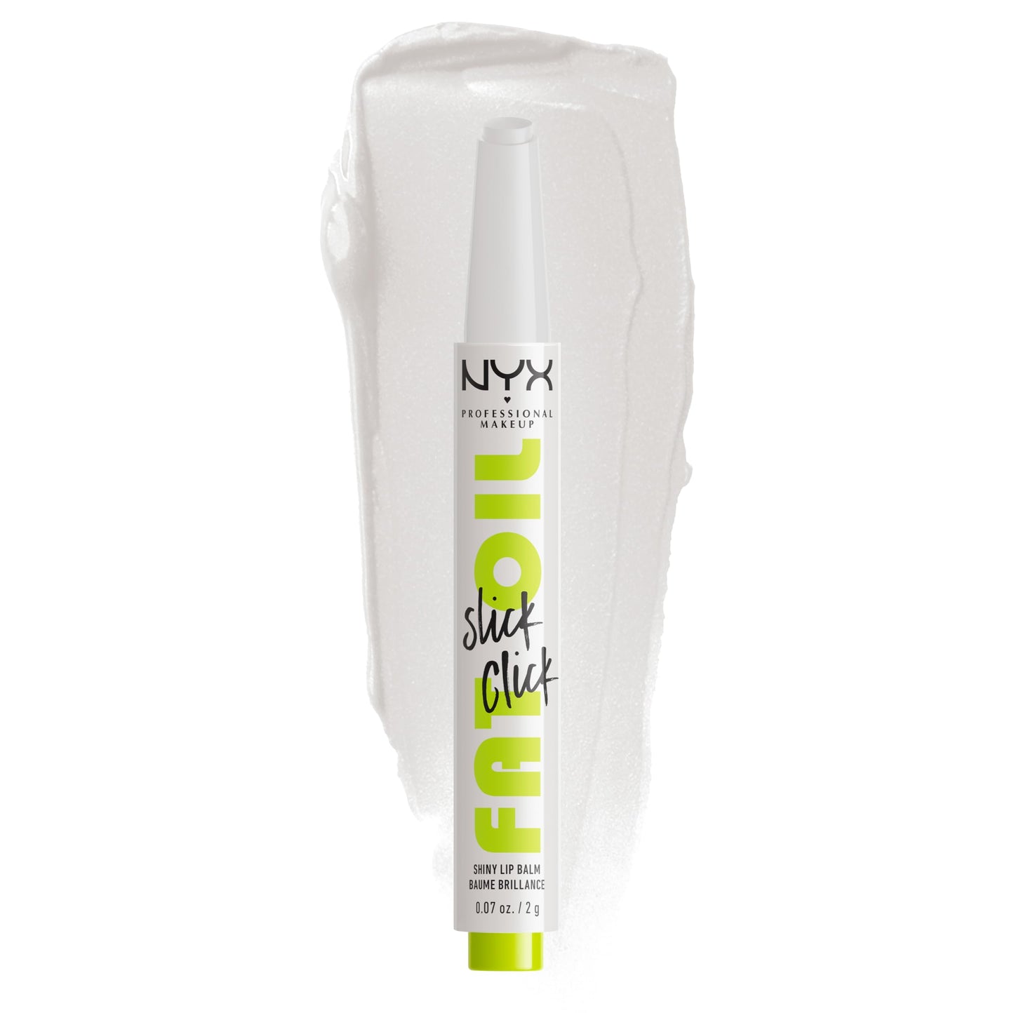 NYX PROFESSIONAL MAKEUP Fat Oil Slick Click, Lightweight, Buildable, Pigmented Vegan Lip Balm - No Filter Needed