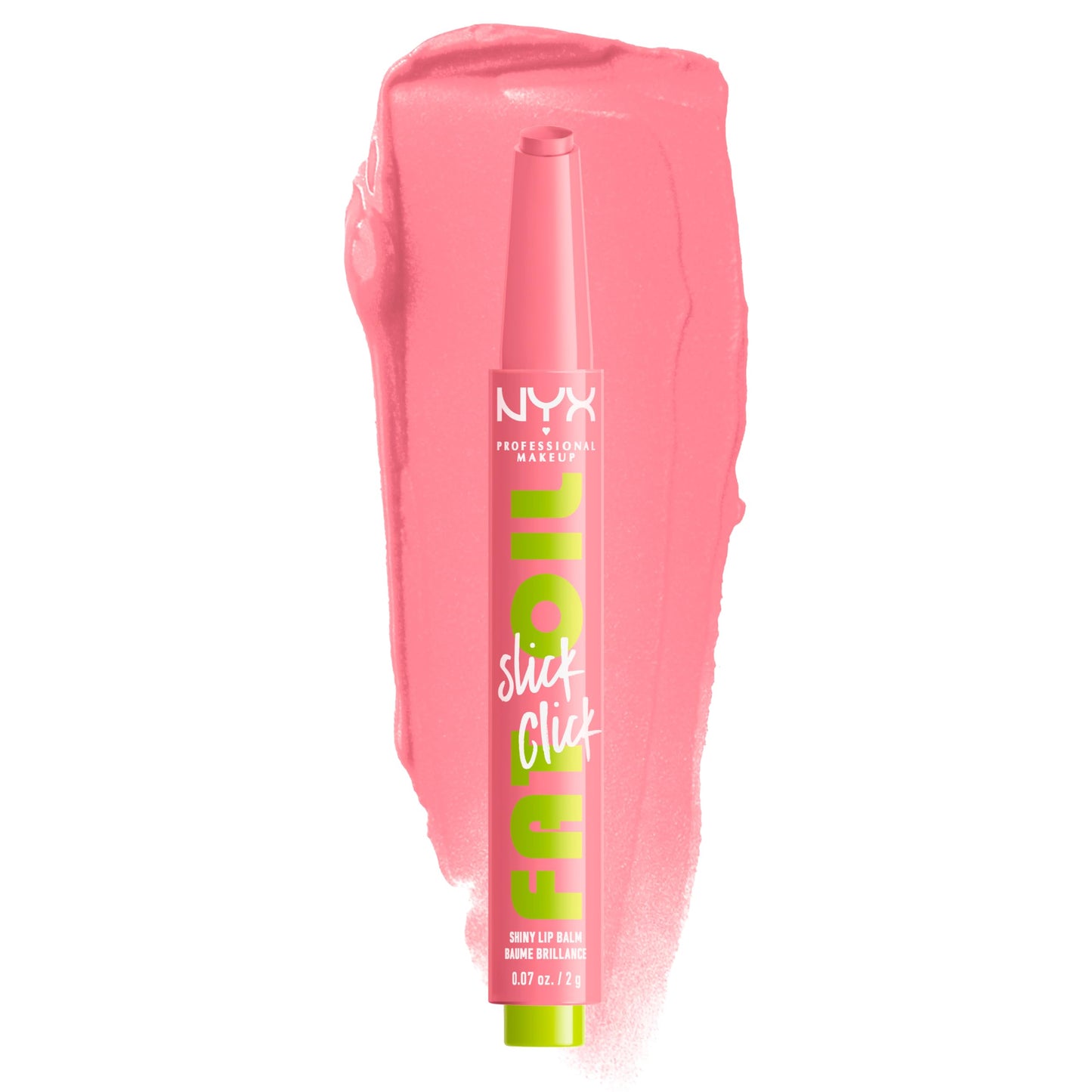 NYX PROFESSIONAL MAKEUP Fat Oil Slick Click, Lightweight, Buildable, Pigmented Vegan Lip Balm - No Filter Needed