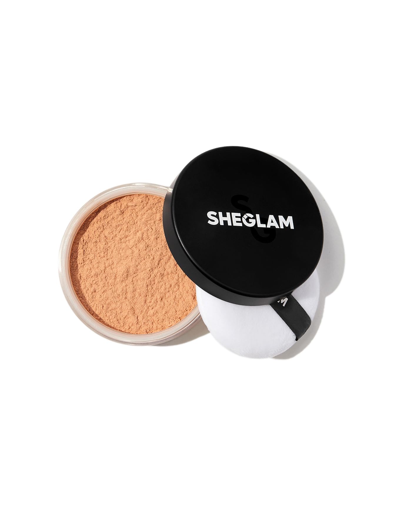 SHEGLAM Baked Glow Setting Powder Oil Control Loose Face Powder Translucent Pore-Less Flawless Smooths Fine Lines Glowy Powder - Translucent
