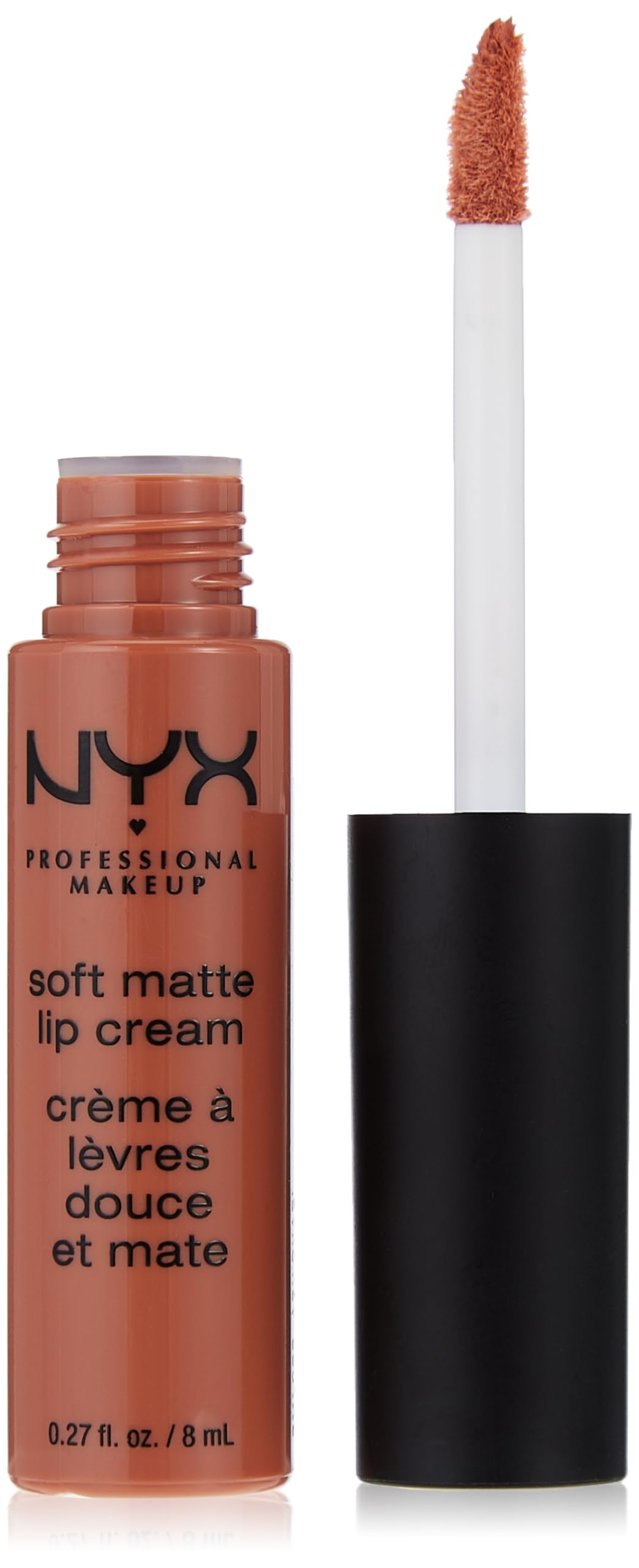 NYX PROFESSIONAL MAKEUP Soft Matte Lip Cream, Lightweight Liquid Lipstick - Berlin (Medium Warm Brown)
