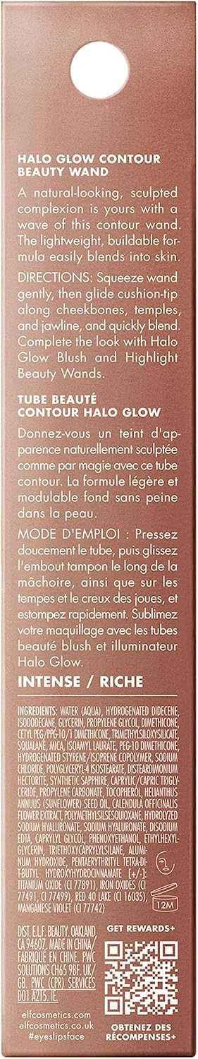e.l.f. Halo Glow Contour Beauty Wand, Liquid Contour Wand For A Naturally Sculpted Look, Buildable Formula, Vegan & Cruelty-free, Light/Medium