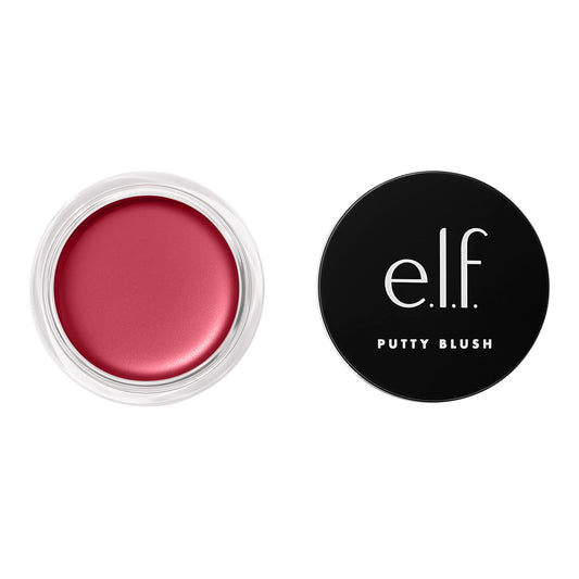 e.l.f. Putty Blush, Creamy & Ultra Pigmented Formula, Infused with Argan Oil & Vitamin E, Tahiti, 0.35 Oz (10g)