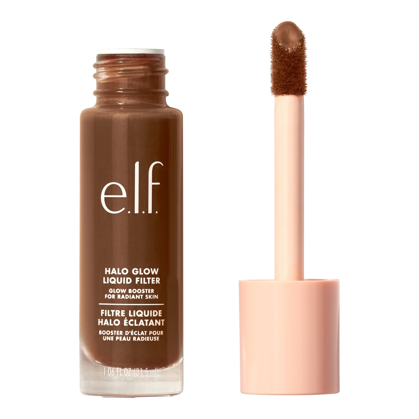 e.l.f. Halo Glow Liquid Filter, Complexion Booster For A Glowing, Soft-Focus Look, Infused With Hyaluronic Acid, Vegan & Cruelty-Free, 2 Fair/Light