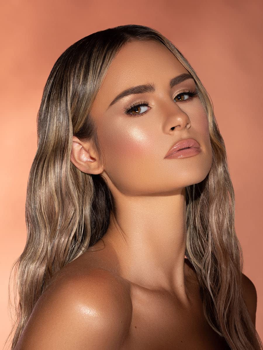 SHEGLAM Glow Bloom Liquid Waterproof Highlighter Long Lasting Cream Highlighter with Shimmer Dewy Finish - Vanilla Frost