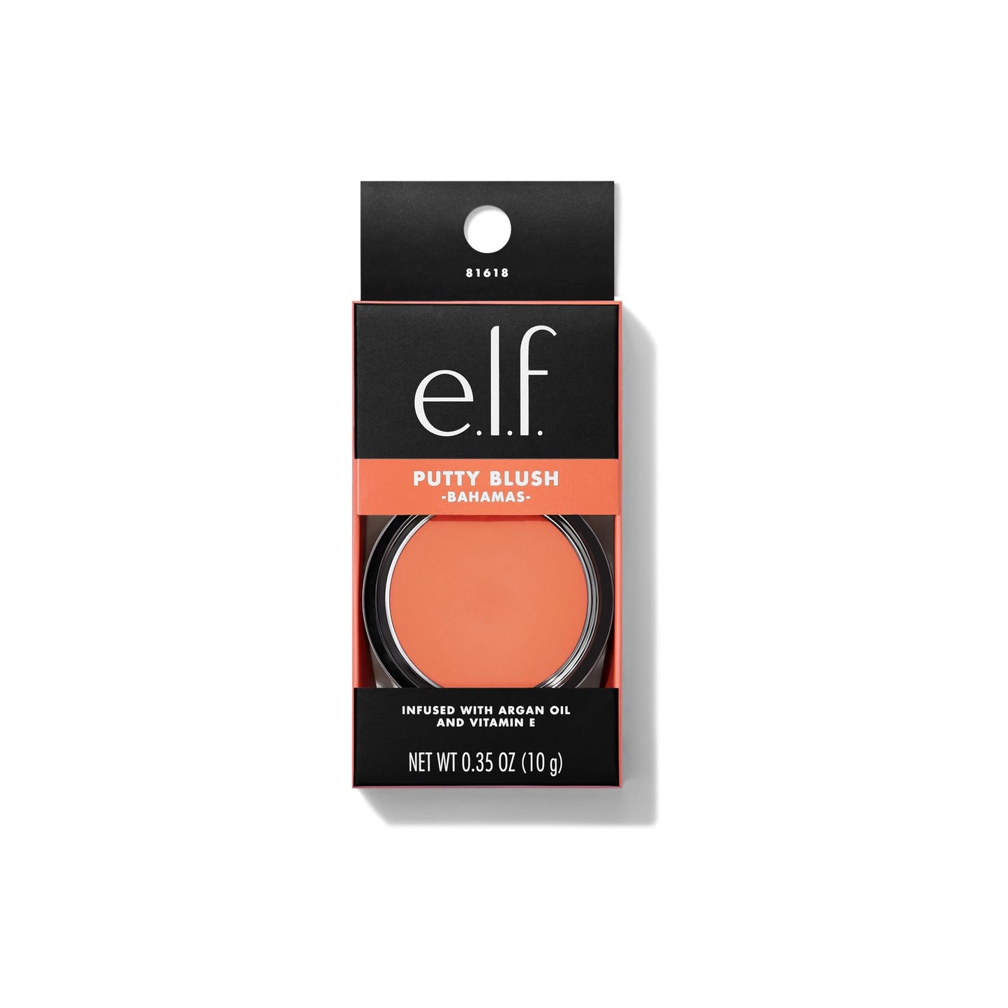 e.l.f. Putty Blush, Creamy & Ultra Pigmented Formula, Infused with Argan Oil & Vitamin E, Tahiti, 0.35 Oz (10g)