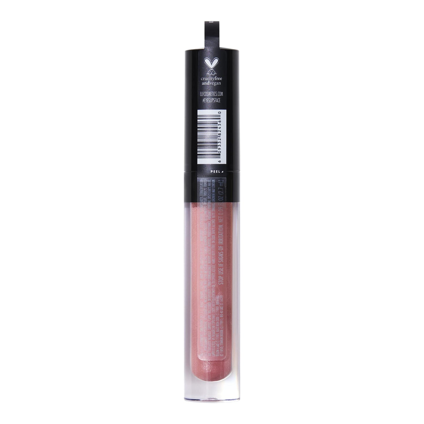 e.l.f. Lip Plumping Gloss, High-Shine Sheer Color, Hydrates & Creates Fuller Lips With Vitamin E, Vegan & Cruelty-Free, Pink Cosmo