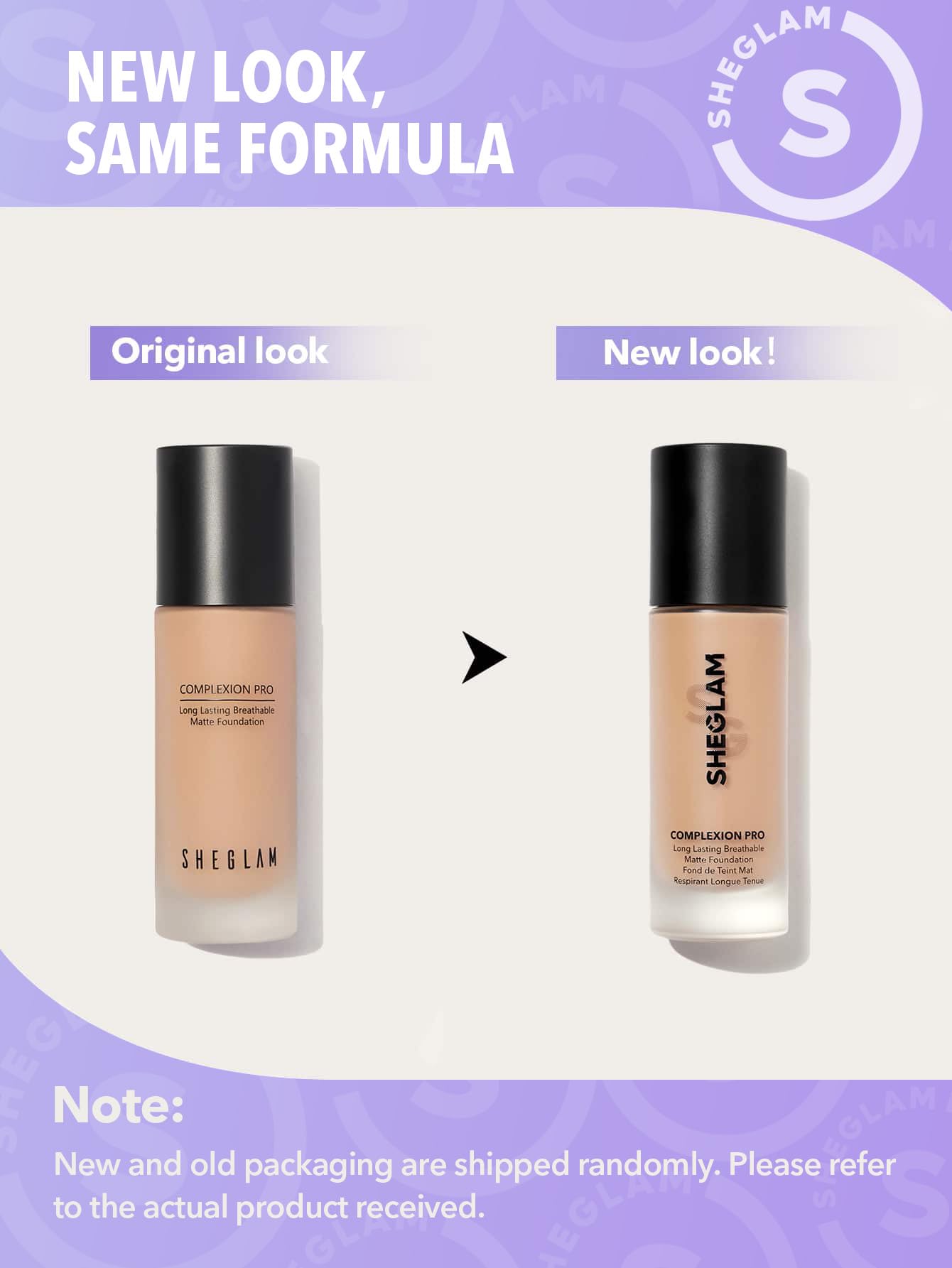 SHEGLAM Full Coverage Foundation Makeup Long Lasting Waterproof Matte Dewy Liquid Foundation - Nude