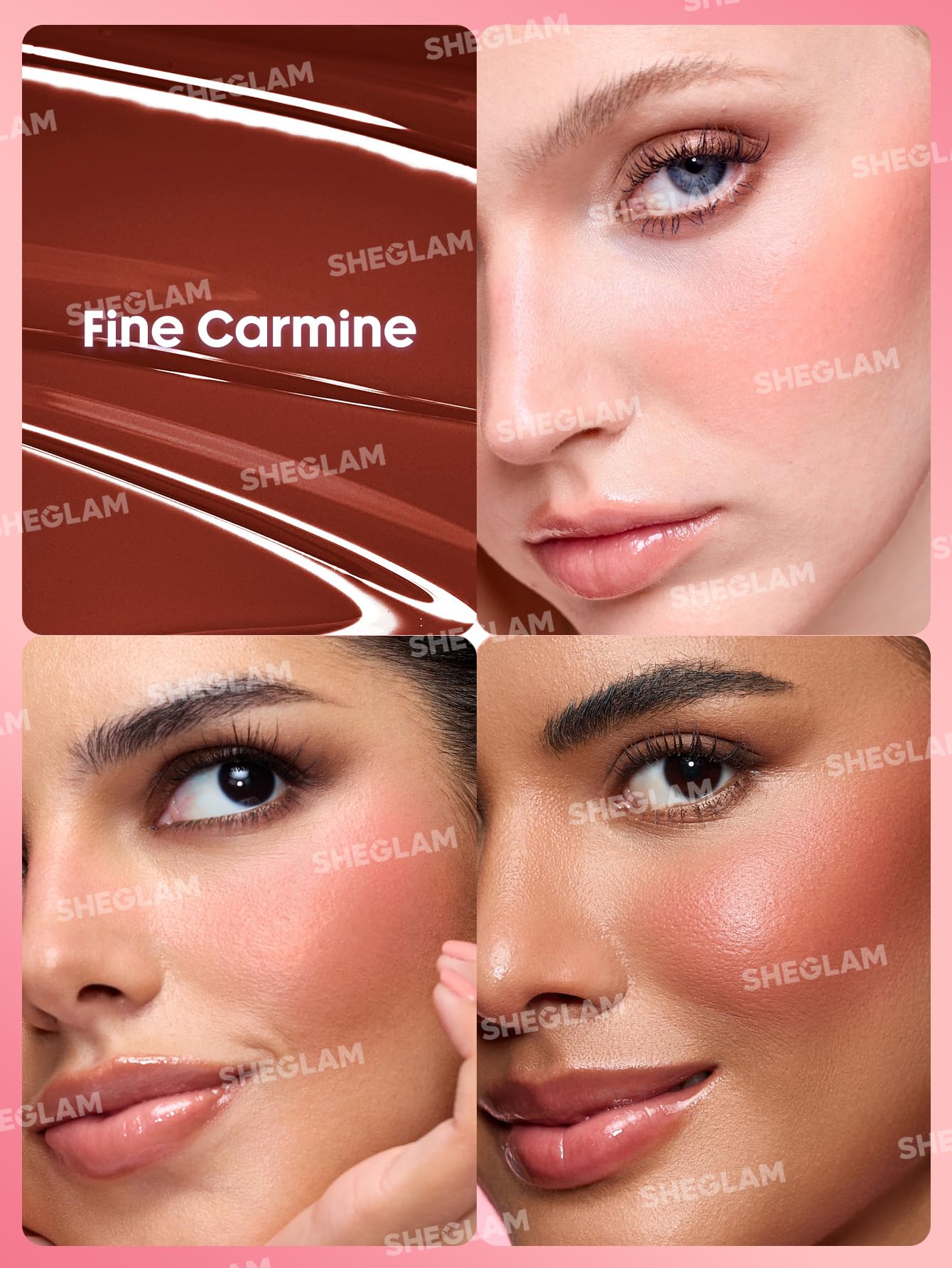 SHEGLAM Color Bloom Liquid Blush Makeup for Cheeks Matte Finish - Love Cake