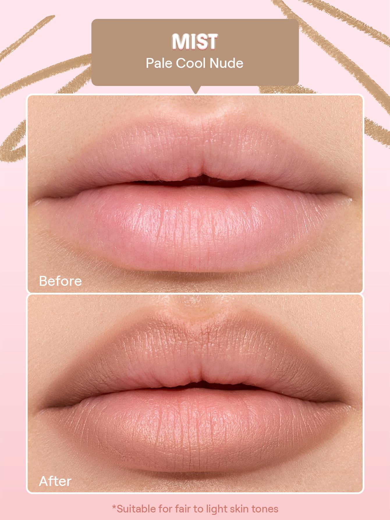 SHEGLAM Cloudline Blur Lip Liner Long Lasting,Vegan & Cruelty-Free Lip Stain-Forest Fairy