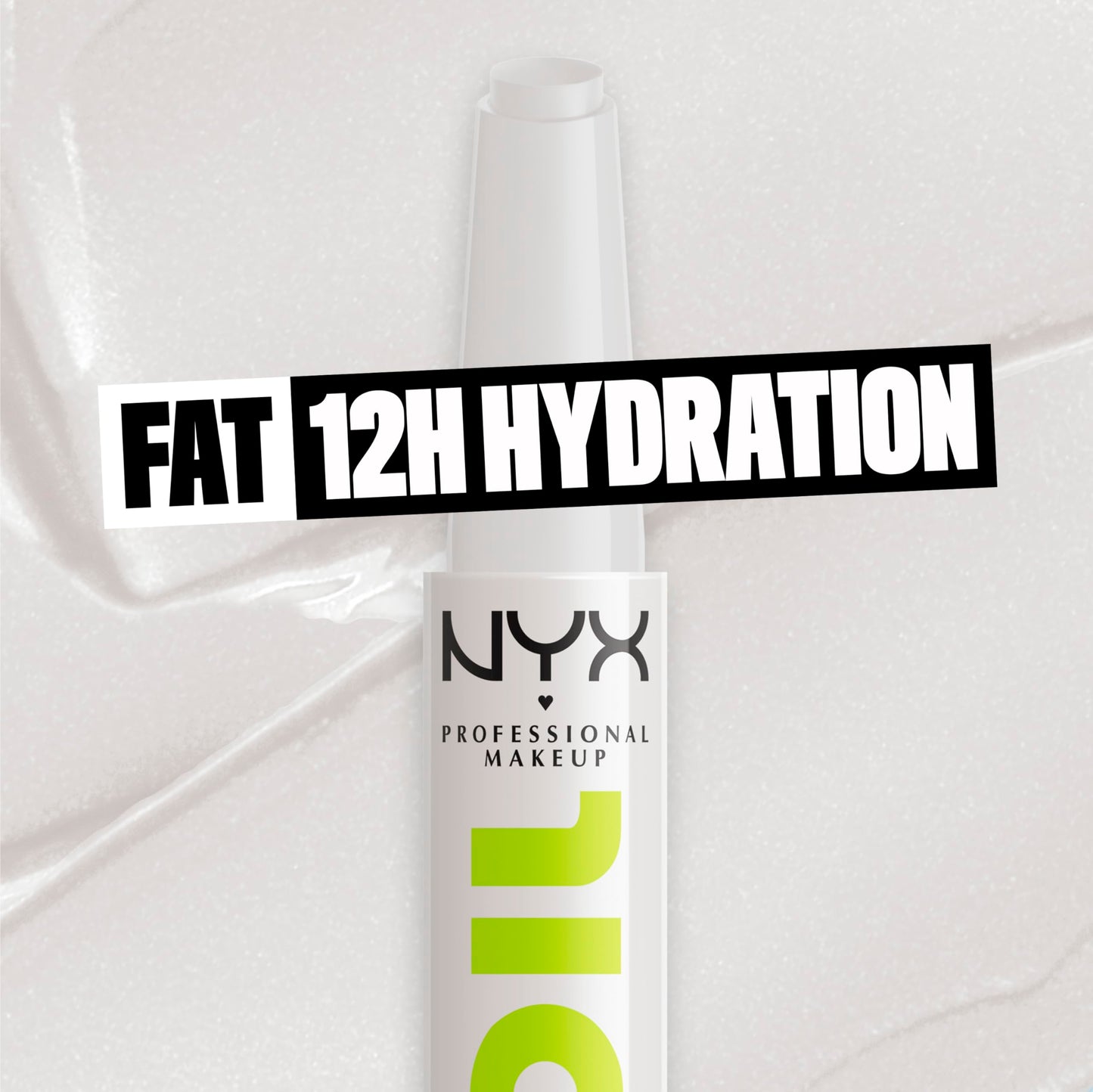 NYX PROFESSIONAL MAKEUP Fat Oil Slick Click, Lightweight, Buildable, Pigmented Vegan Lip Balm - No Filter Needed