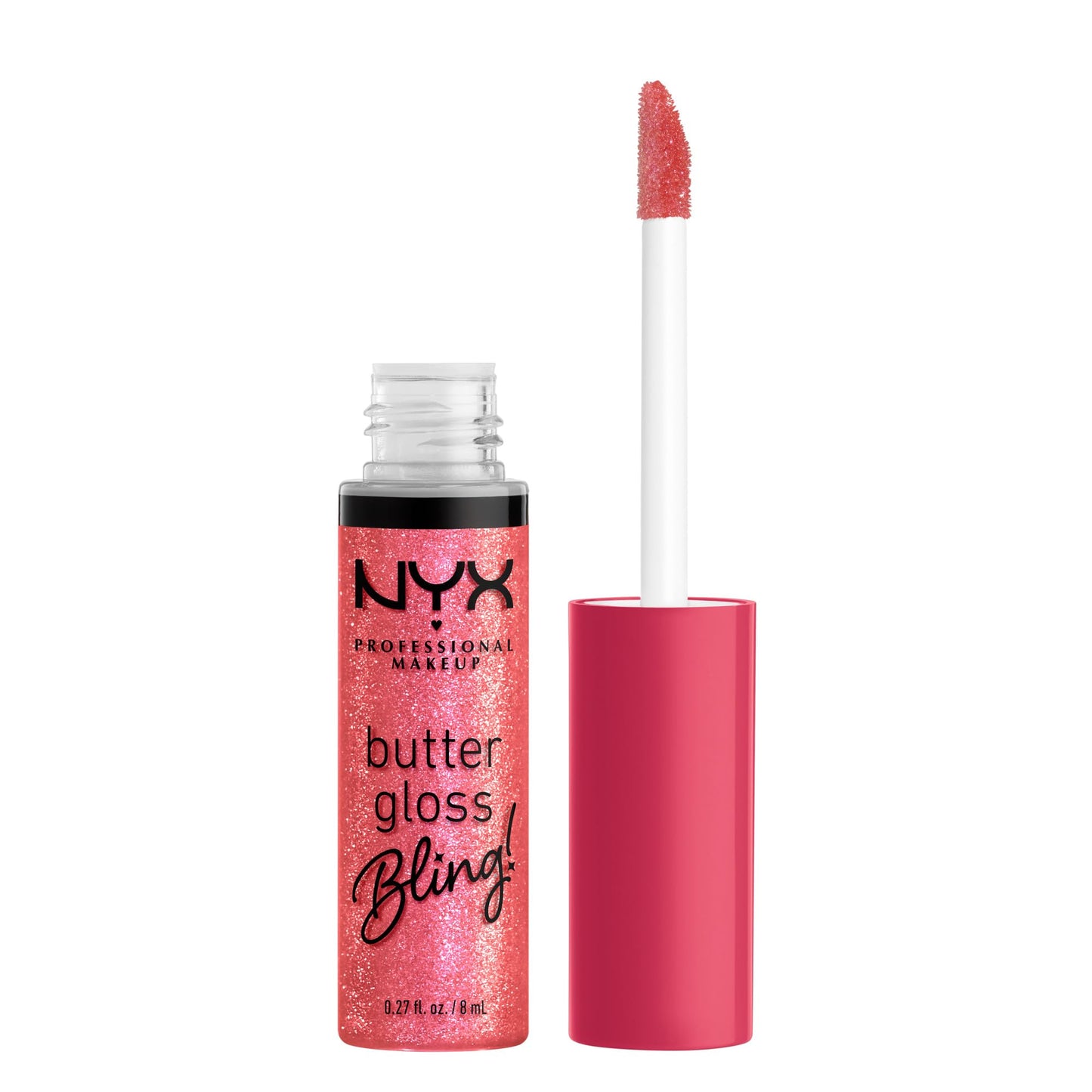 NYX PROFESSIONAL MAKEUP Butter Gloss, Non-Sticky Lip Gloss - Pack Of 3 (Angel Food Cake, Creme Brulee, Madeleine)