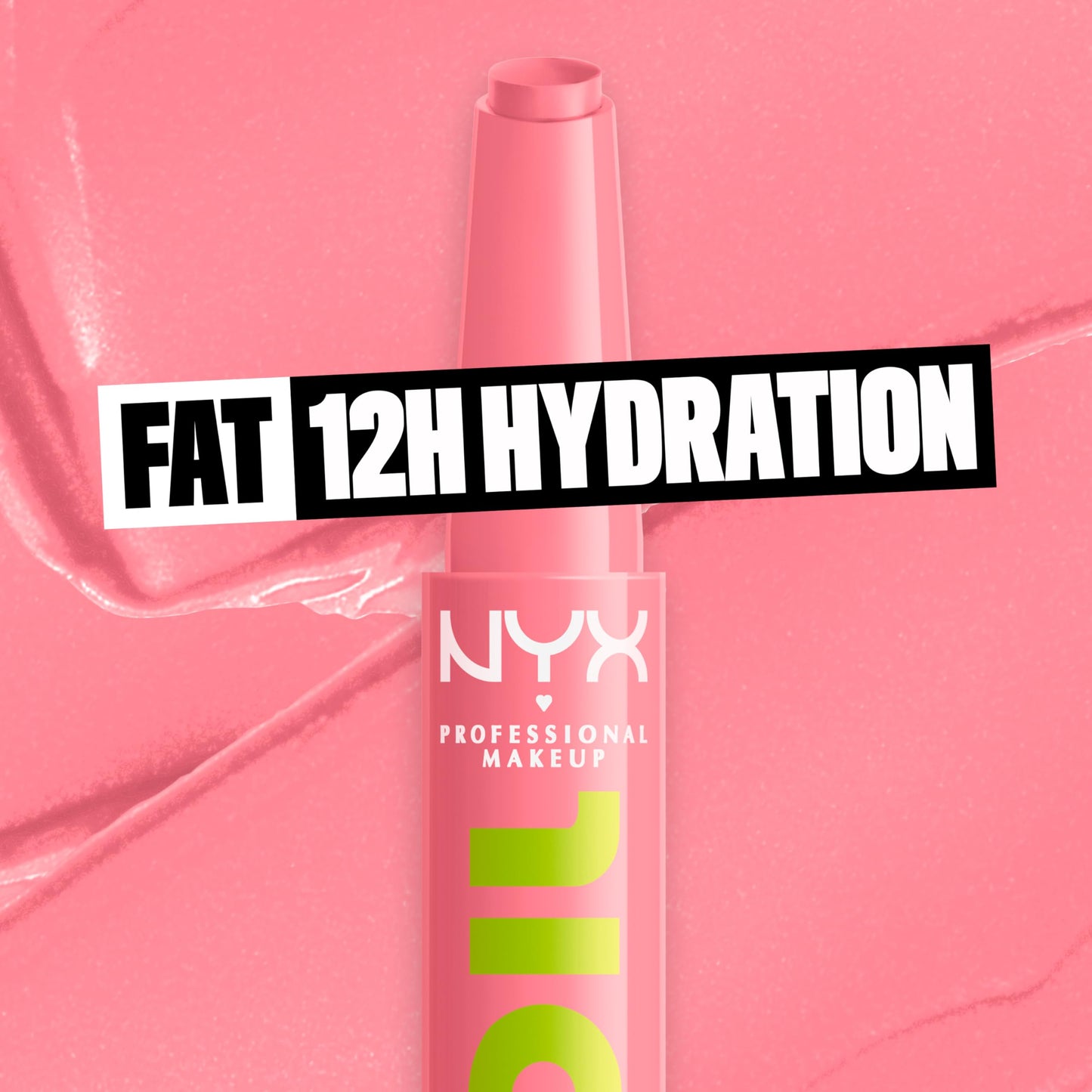 NYX PROFESSIONAL MAKEUP Fat Oil Slick Click, Lightweight, Buildable, Pigmented Vegan Lip Balm - No Filter Needed