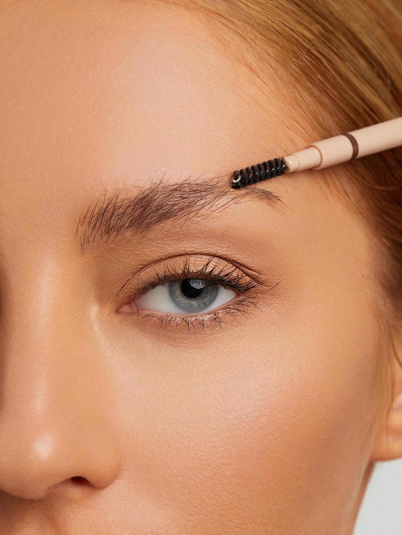 SHEGLAM Insta-Fill Eyebrow Pencil Long Lasting Non-Sticky Sweatproof Matte Eye Brow Pen Makeup-Dark brown