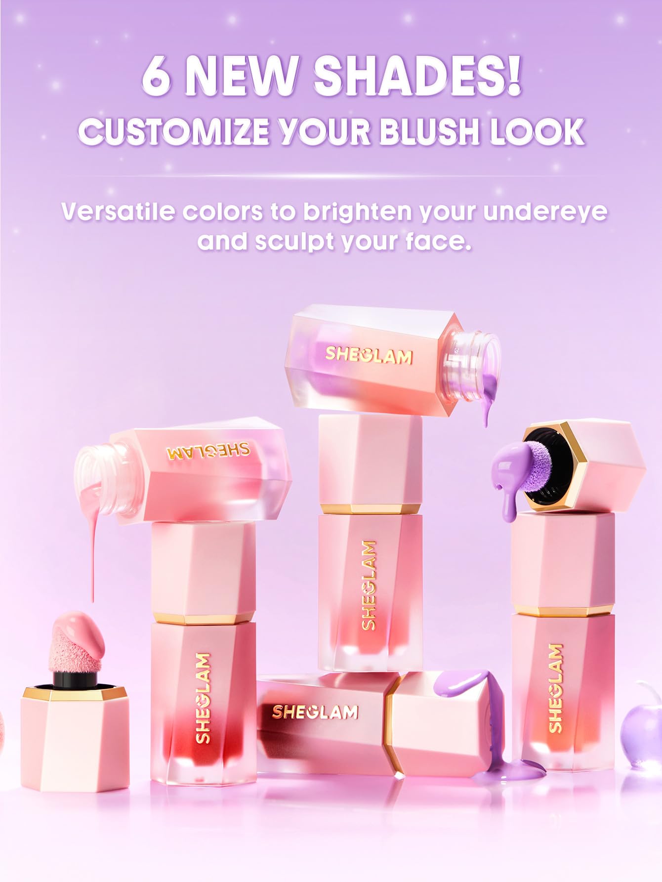 SHEGLAM Color Bloom Liquid Blush Makeup for Cheeks Matte Finish - Love Cake