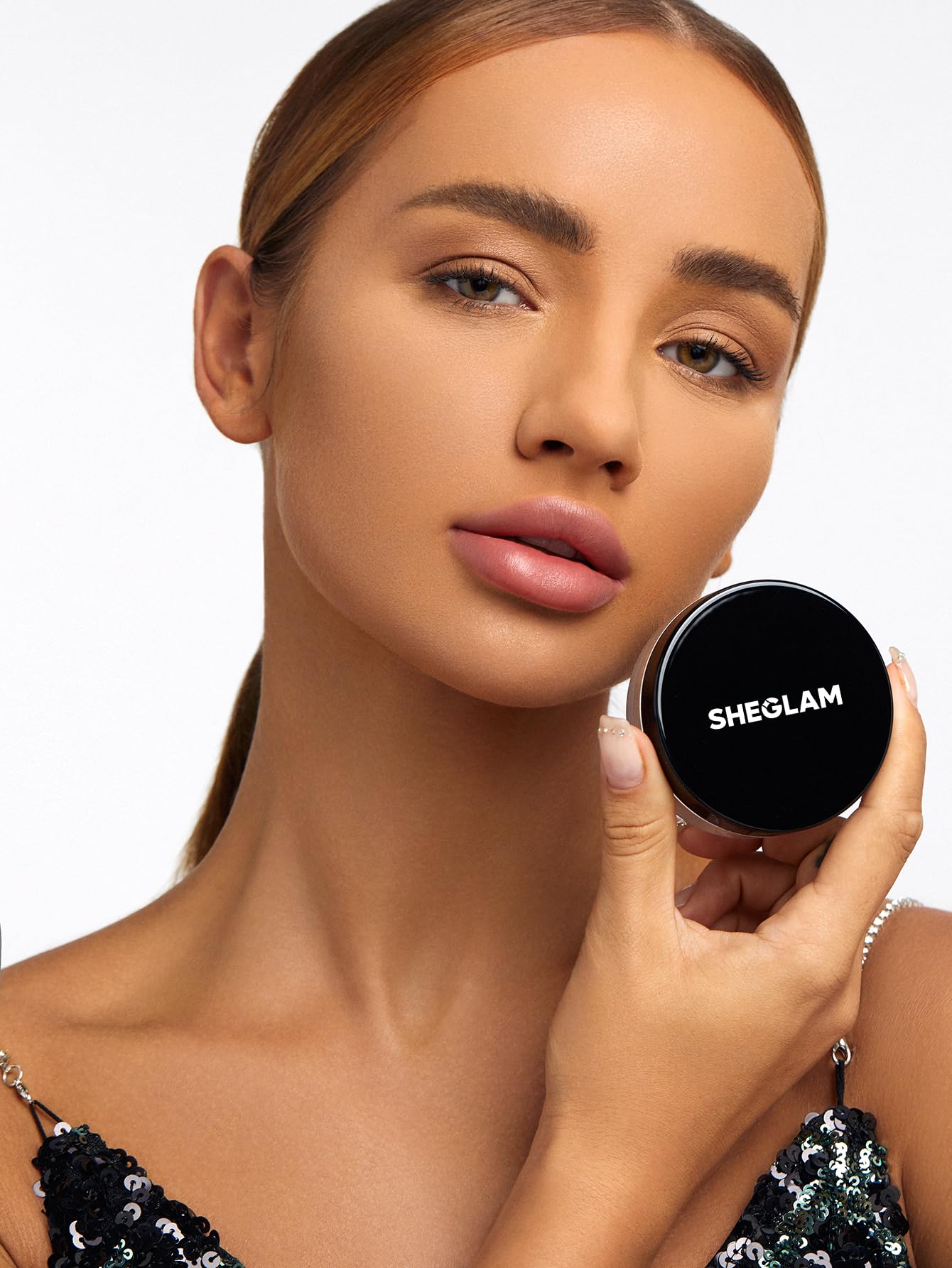 SHEGLAM Baked Glow Setting Powder Oil Control Loose Face Powder Translucent Pore-Less Flawless Smooths Fine Lines Glowy Powder - Translucent