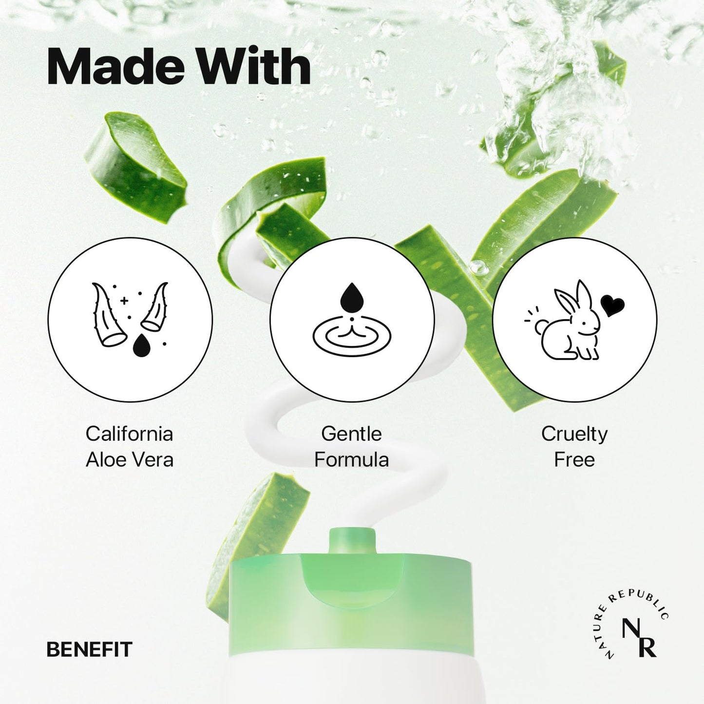 Nature Republic Vitapair C Glow Facial Cleanser - Vitamin Face Wash for Cleaner Skin, Hydrating Facewash for Women, Gentle Natural Cleanser, Daily Makeup Remover, Nighttime Foaming, 150ml / 5.07 fl oz