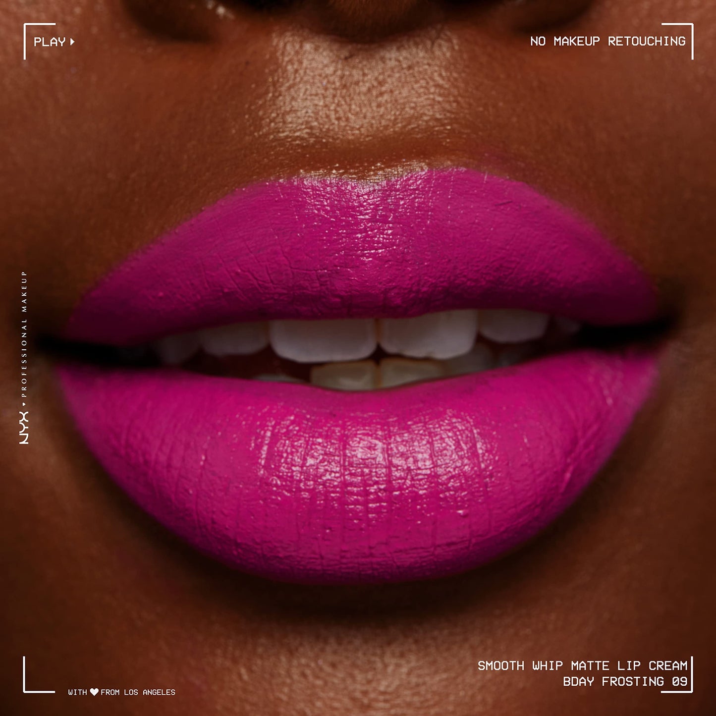 NYX PROFESSIONAL MAKEUP Smooth Whip Matte Lip Cream, Long Lasting, Moisturizing, Vegan Liquid Lipstick - Chocolate Mousse (Deep Red Brown)