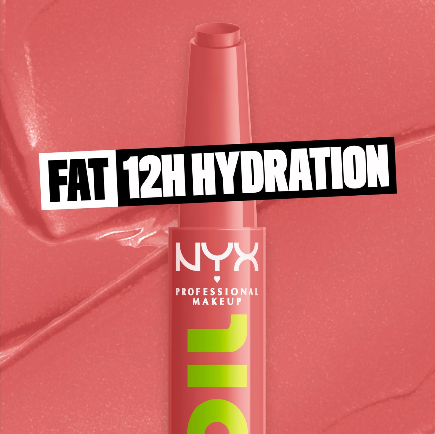 NYX PROFESSIONAL MAKEUP Fat Oil Slick Click, Lightweight, Buildable, Pigmented Vegan Lip Balm - No Filter Needed