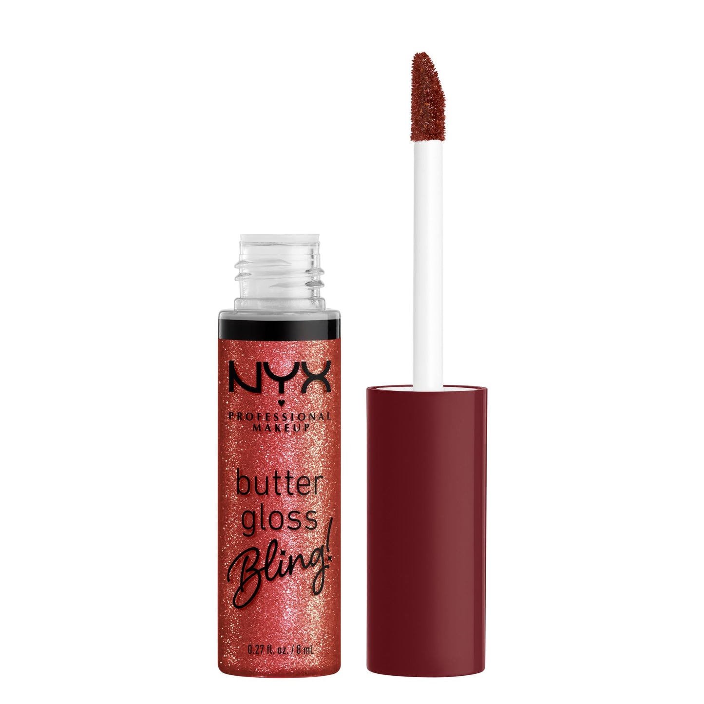 NYX PROFESSIONAL MAKEUP Butter Gloss, Non-Sticky Lip Gloss - Pack Of 3 (Angel Food Cake, Creme Brulee, Madeleine)