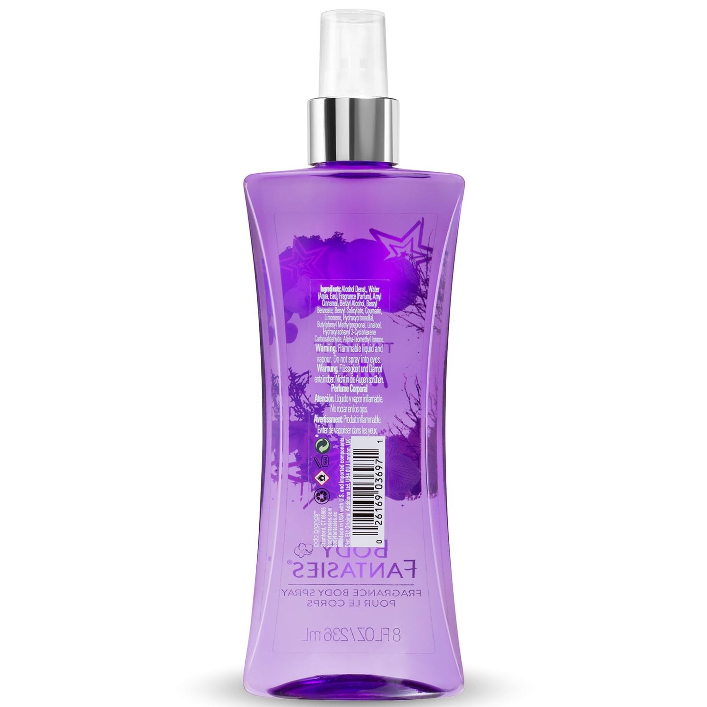 Body Fantasies Signature Fragrance Body Spray, Fresh White Musk, 8 Fluid Ounce