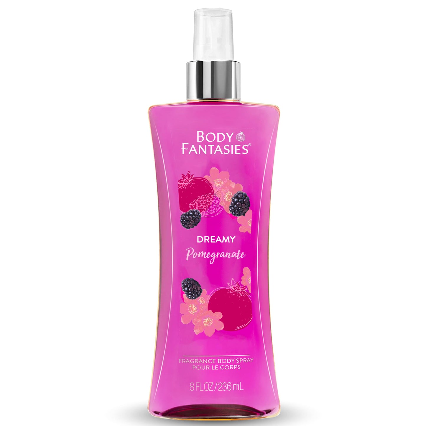Body Fantasies Signature Fragrance Body Spray, Fresh White Musk, 8 Fluid Ounce