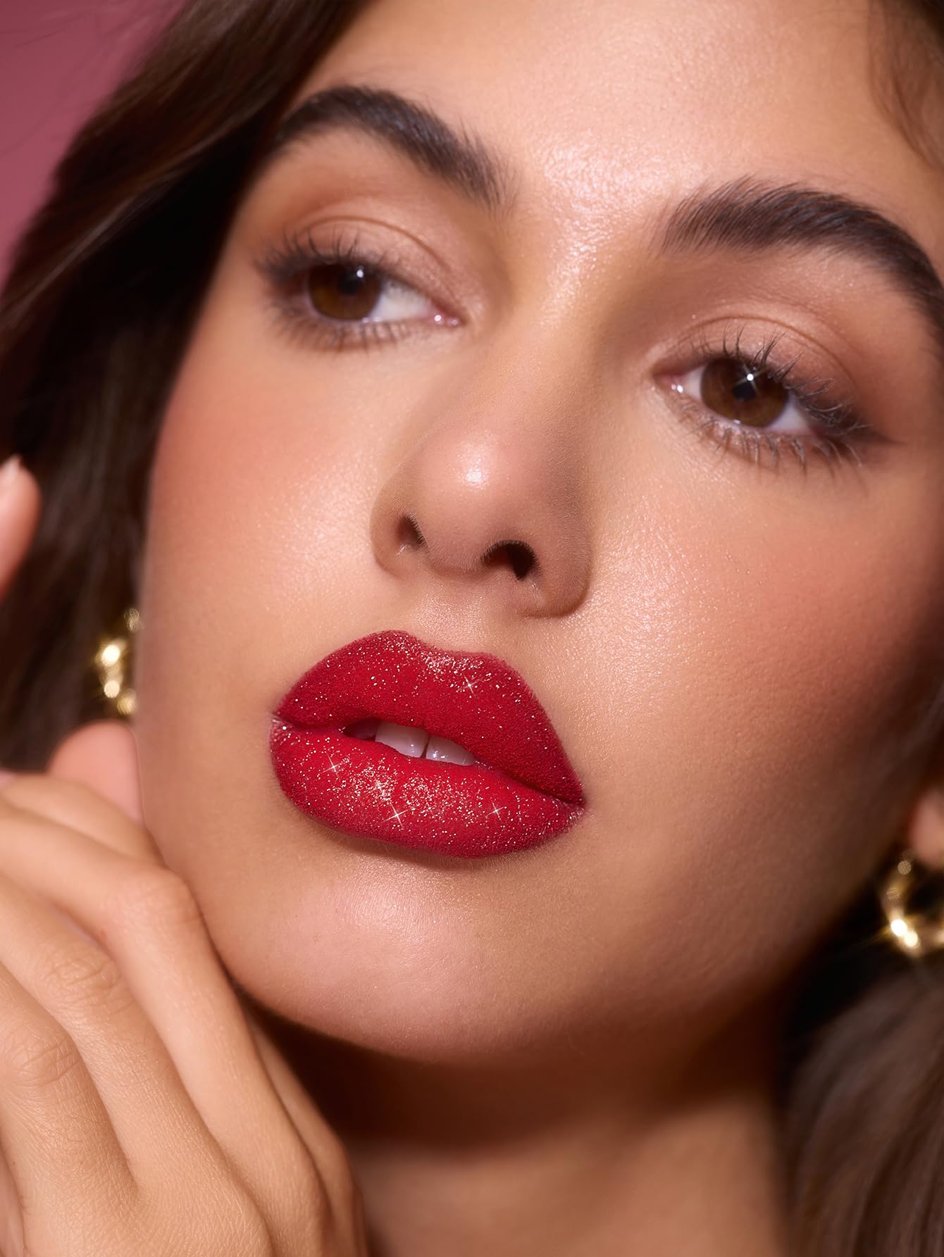 SHEGLAM Lip Dazzler Glitter Kit Long-Lasting Glitter Lip Gloss Sexy Super Stay Non-Sticky Shiny Liquid Kit Lipstick Y2K-Center Stage