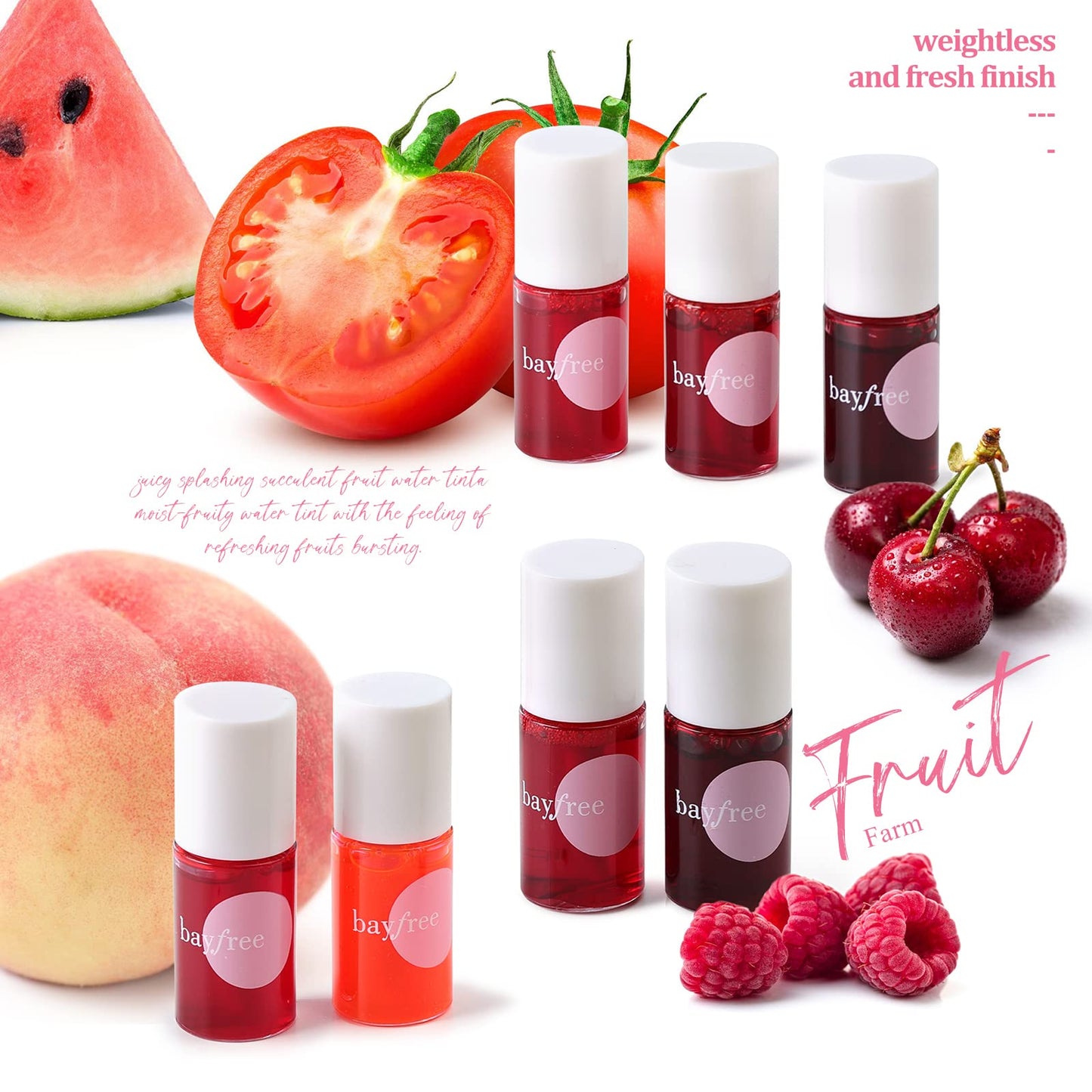 Lip Tint Stain Set, Korean Water Tint Lightweight Non-sticky, Waterproof Long Lasting Liquid Blush & Lip Stain, Transfer-Proof, Matte Finish Lip Color Makeup (made into jam)