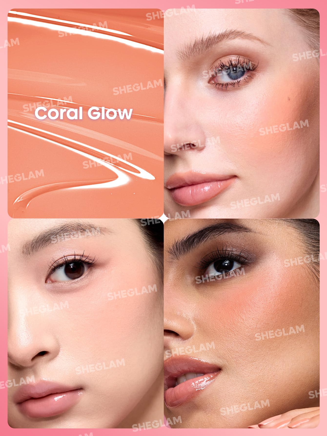 SHEGLAM Color Bloom Liquid Blush Makeup for Cheeks Matte Finish - Love Cake