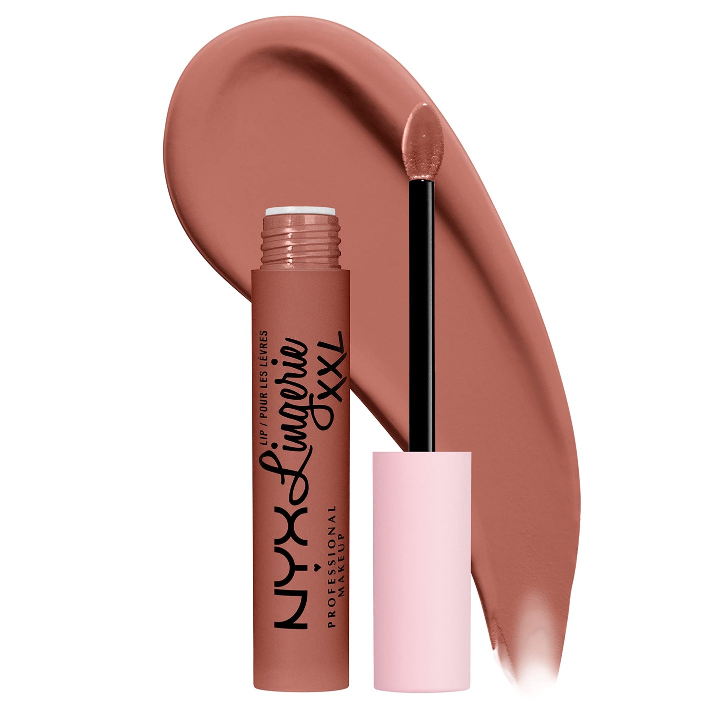 NYX PROFESSIONAL MAKEUP Lip Lingerie XXL Matte Liquid Lipstick - Undress'd (Pink Nude)