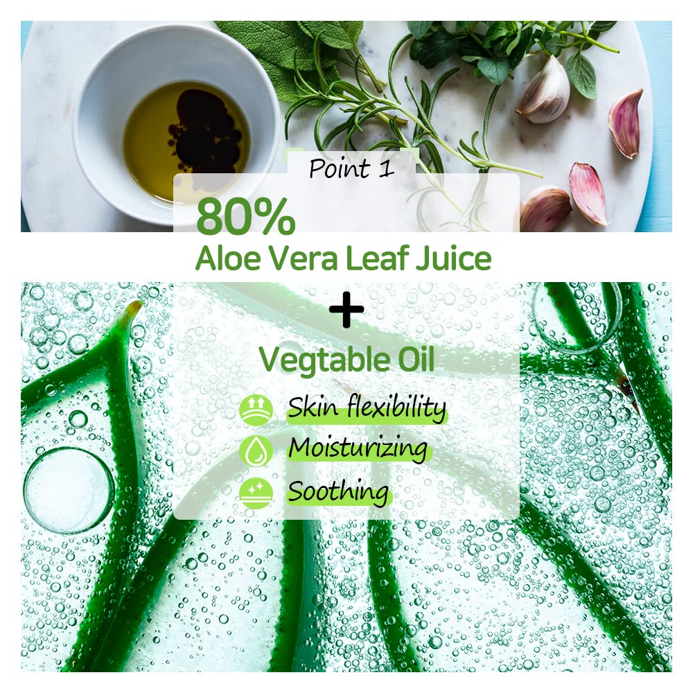 Nature Republic Mild & Moisture Aloe Vera Toner Quick Hydration & fast absorbing non-sticky texture, Aftersun & Aftershave,Moisturizing Face Skin & Hair,korean skin care All Skin Types 150ml/5.24oz