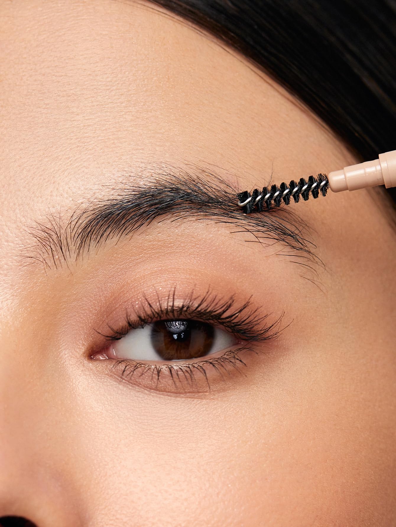 SHEGLAM Insta-Fill Eyebrow Pencil Long Lasting Non-Sticky Sweatproof Matte Eye Brow Pen Makeup-Dark brown