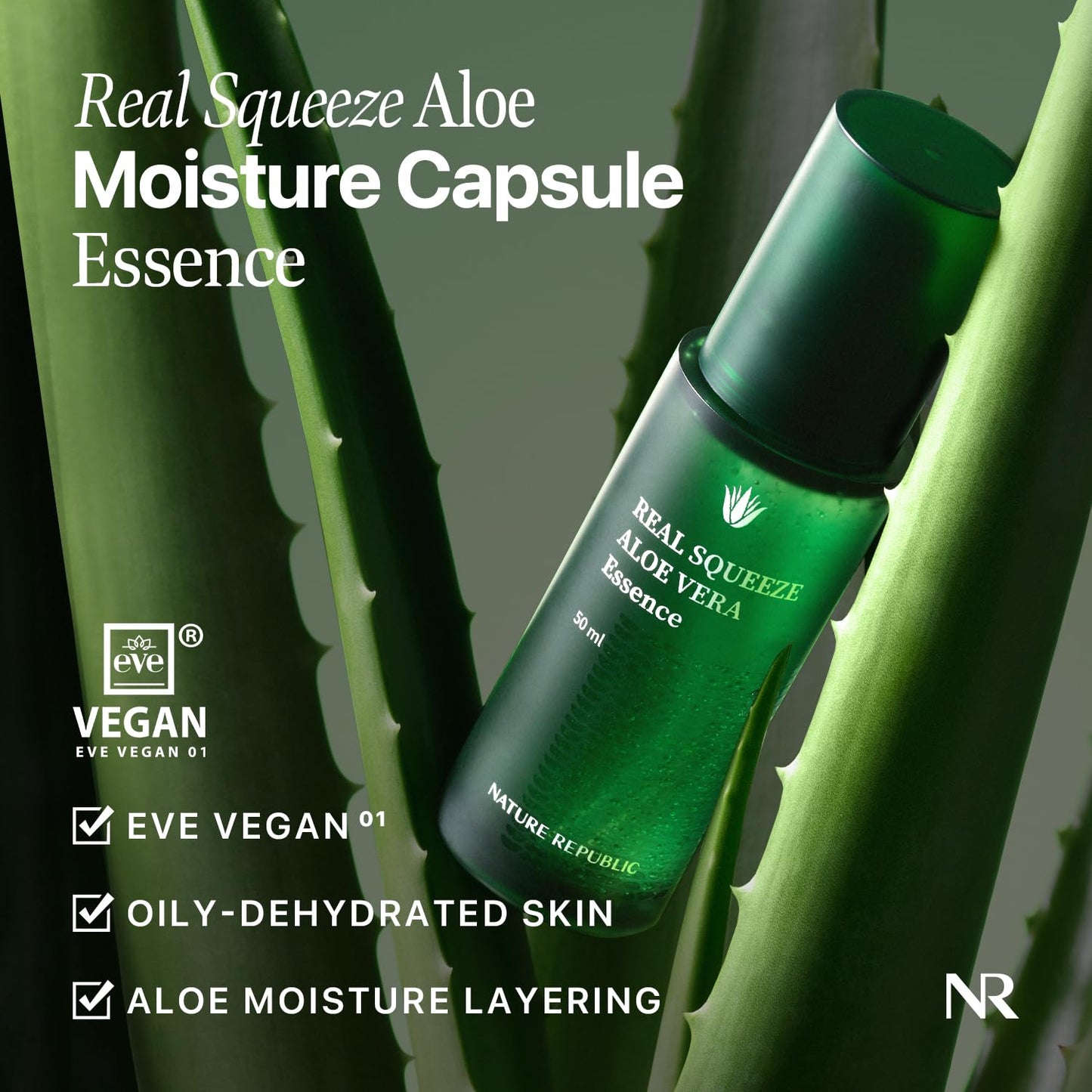 Nature Republic Mild & Moisture Aloe Vera Toner Quick Hydration & fast absorbing non-sticky texture, Aftersun & Aftershave,Moisturizing Face Skin & Hair,korean skin care All Skin Types 150ml/5.24oz