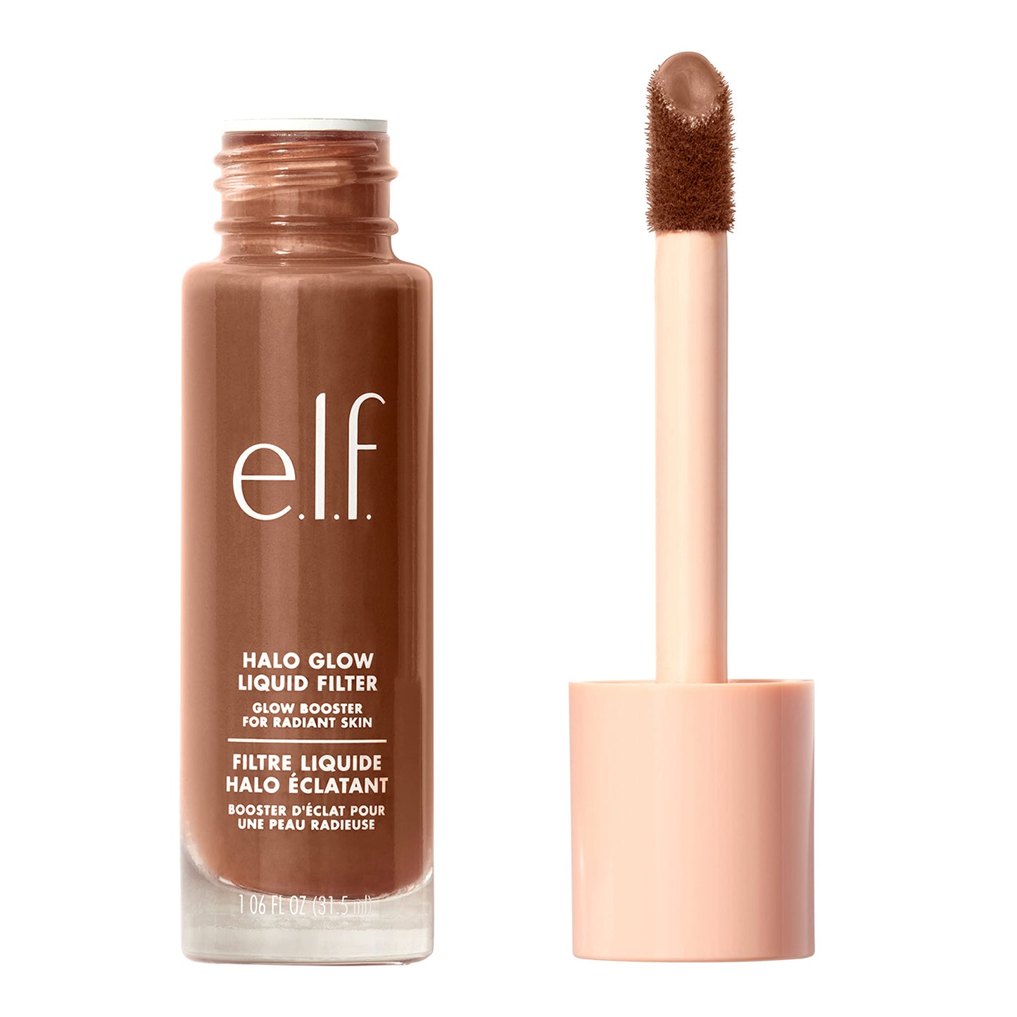 e.l.f. Halo Glow Liquid Filter, Complexion Booster For A Glowing, Soft-Focus Look, Infused With Hyaluronic Acid, Vegan & Cruelty-Free, 2 Fair/Light
