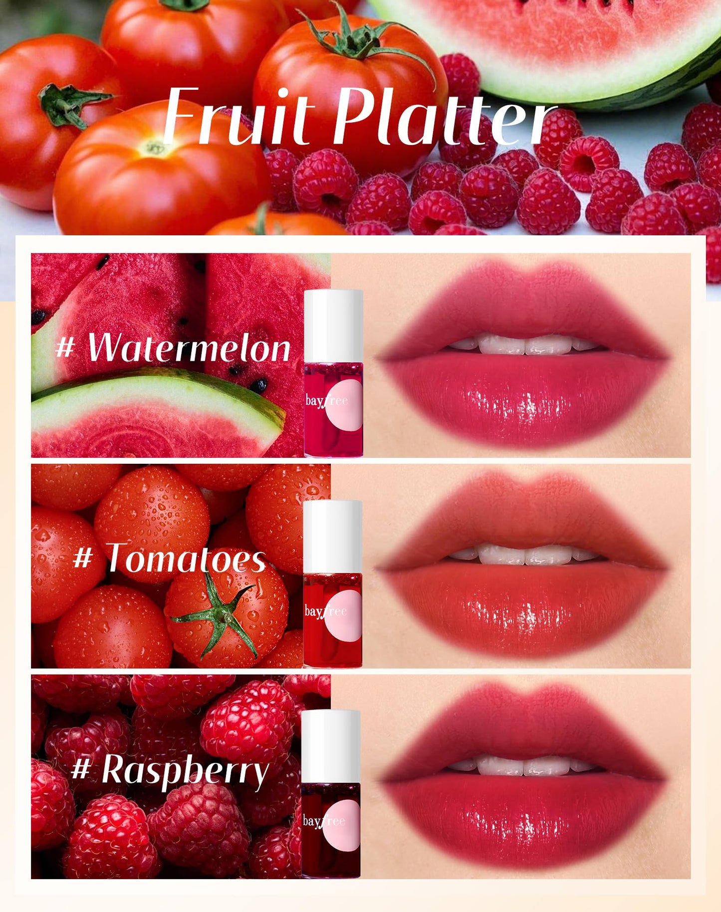 Lip Tint Stain Set, Lip Stain Long Lasting Lightweight Waterproof, Transfer-Proof, Non-sticky, Lip Makeup Matte Finish