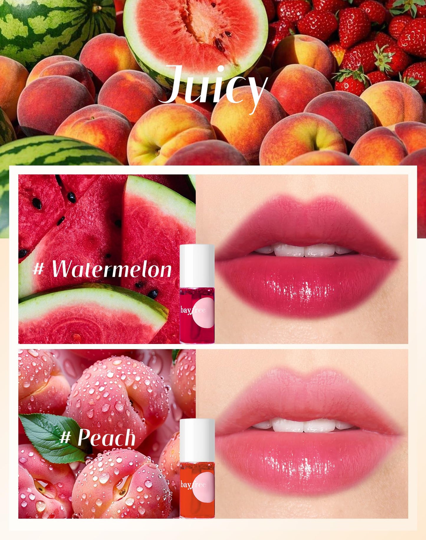 Lip Tint Stain Set, Lip Stain Long Lasting Lightweight Waterproof, Transfer-Proof, Non-sticky, Lip Makeup Matte Finish