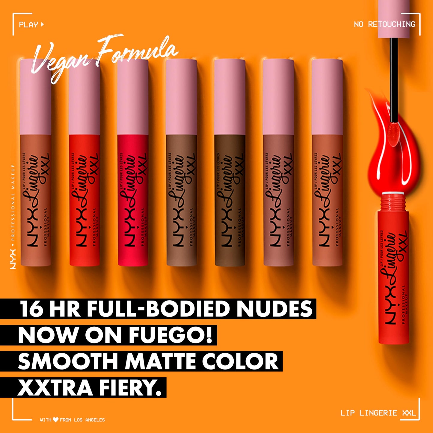 NYX PROFESSIONAL MAKEUP Lip Lingerie XXL Matte Liquid Lipstick - Stamina (Blue Red)