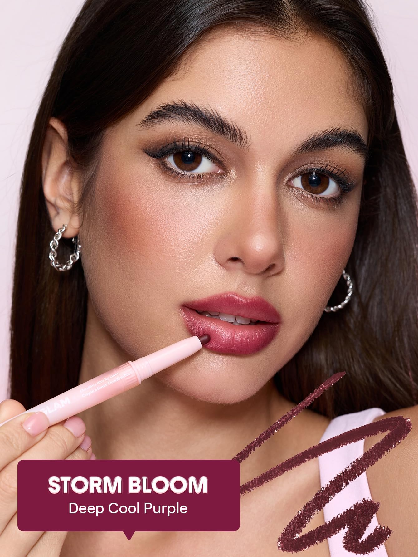 SHEGLAM Cloudline Blur Lip Liner Long Lasting,Vegan & Cruelty-Free Lip Stain-Forest Fairy