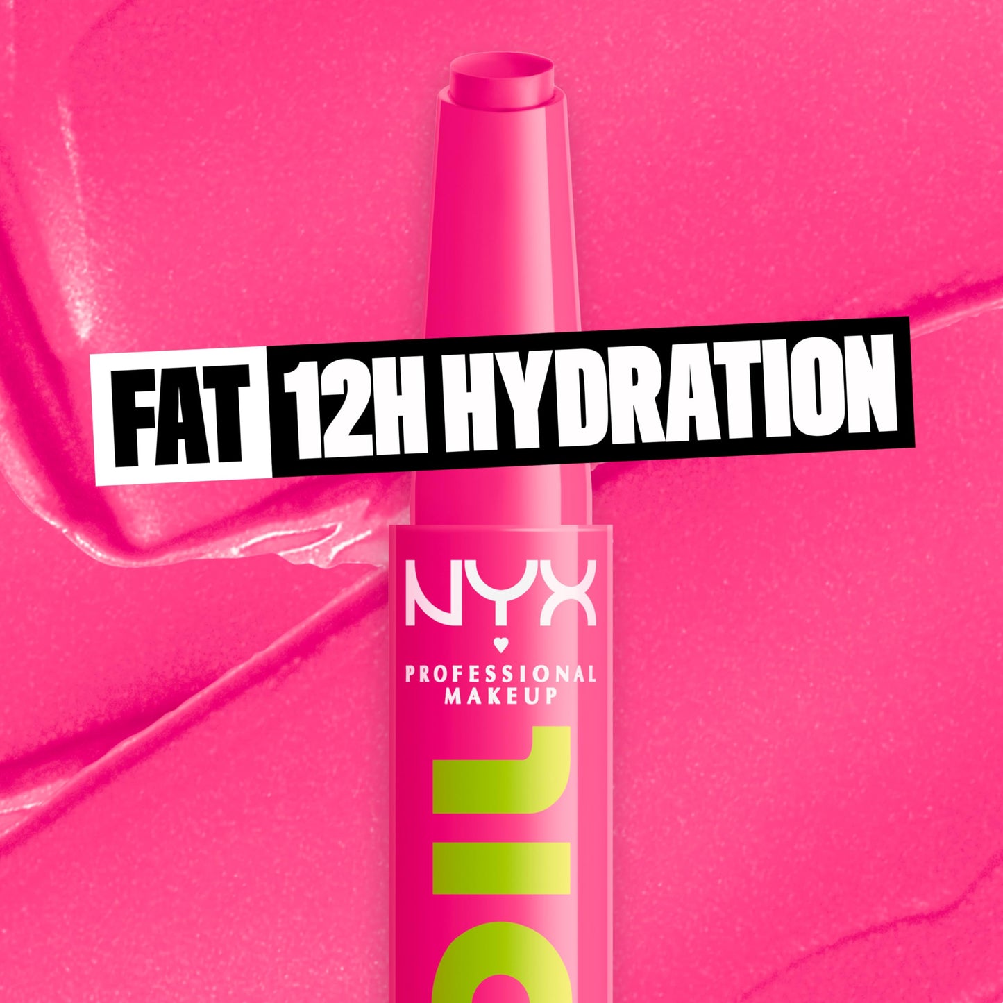 NYX PROFESSIONAL MAKEUP Fat Oil Slick Click, Lightweight, Buildable, Pigmented Vegan Lip Balm - No Filter Needed