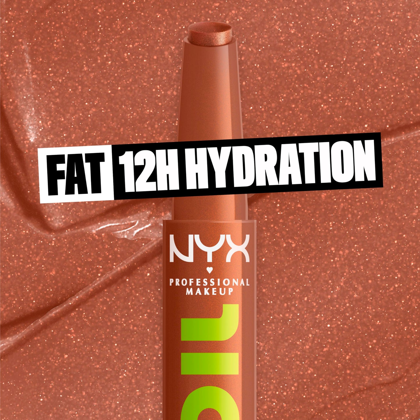 NYX PROFESSIONAL MAKEUP Fat Oil Slick Click, Lightweight, Buildable, Pigmented Vegan Lip Balm - No Filter Needed