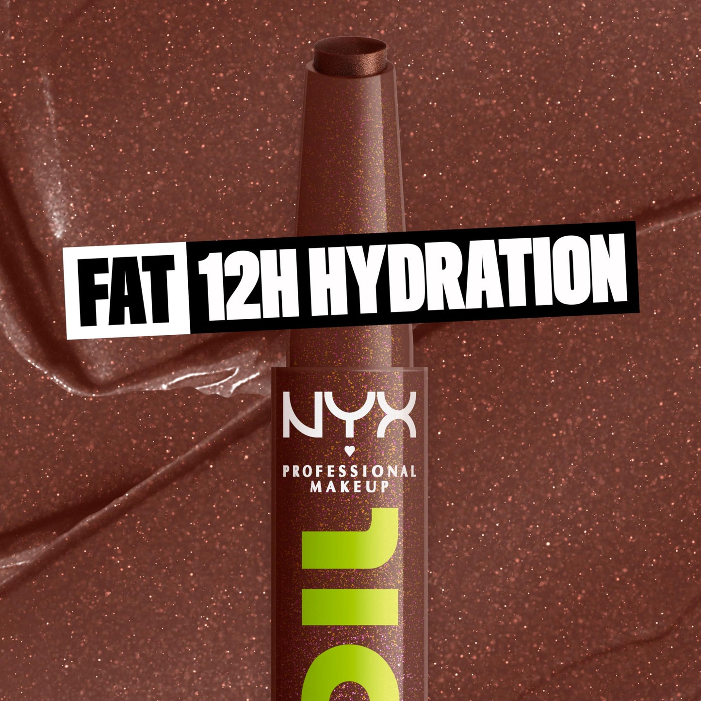NYX PROFESSIONAL MAKEUP Fat Oil Slick Click, Lightweight, Buildable, Pigmented Vegan Lip Balm - No Filter Needed