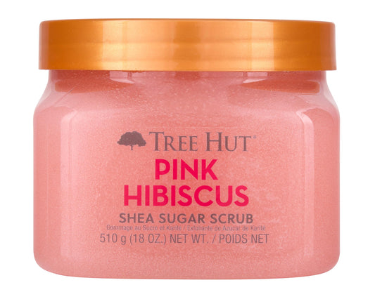 Tree Hut Moroccan Rose Shea Sugar Scrub | Exfoliating Body Scrub Removes Dead, Dry Skin for a Soft & Hydrated Feel | Nourishing Essential Body Care | 18 fl oz.