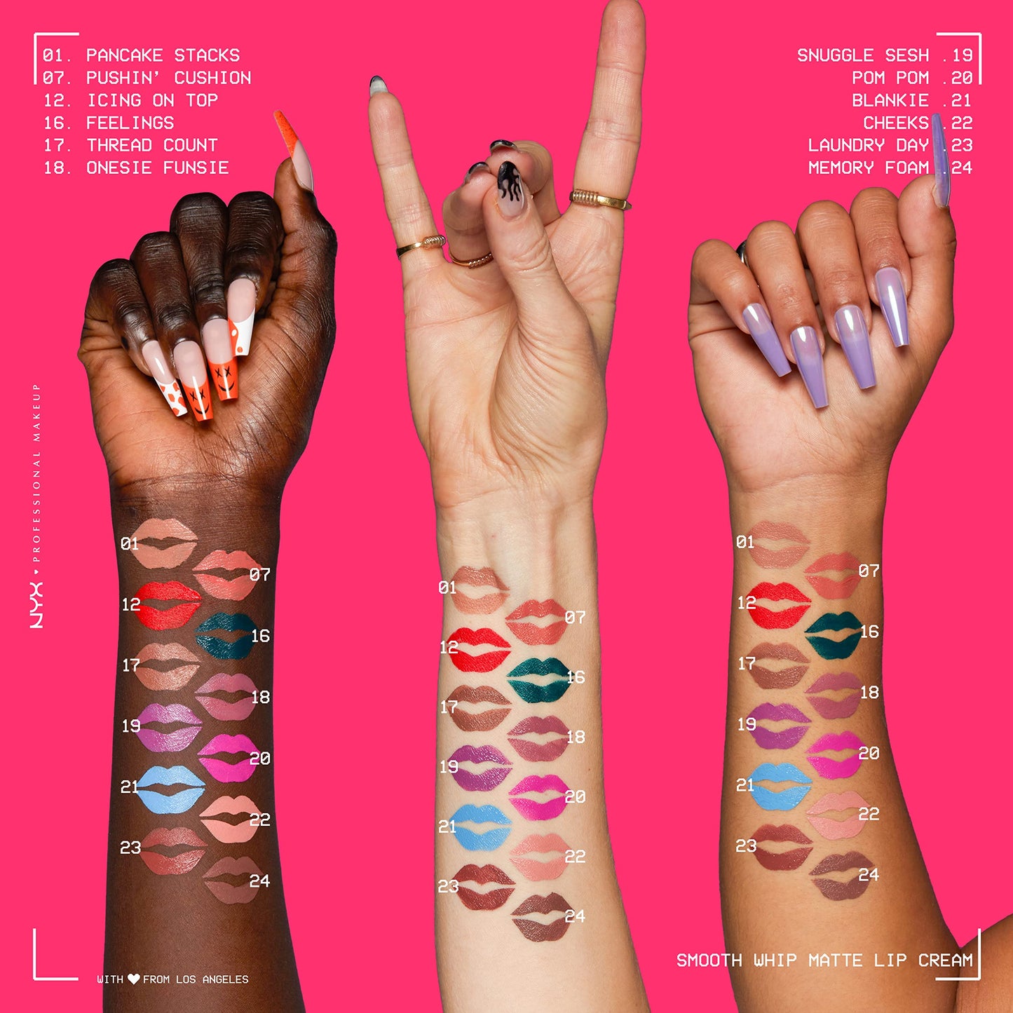 NYX PROFESSIONAL MAKEUP Smooth Whip Matte Lip Cream, Long Lasting, Moisturizing, Vegan Liquid Lipstick - Chocolate Mousse (Deep Red Brown)